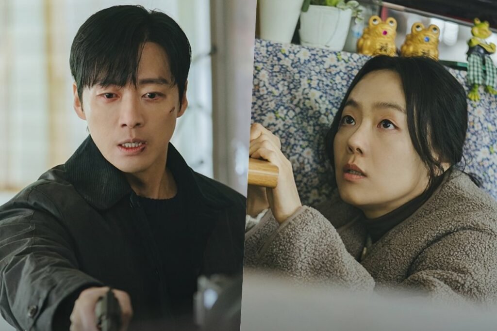 Namkoong Min Points A Gun At A Mysterious Lee Sang Hee In "The Husband"