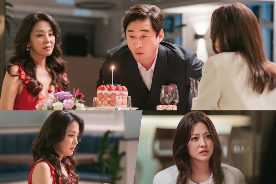 Park Se Young, Han Go Eun, And Jeon No Min Have A Tense Family Dinner In Upcoming Drama "Family Register"