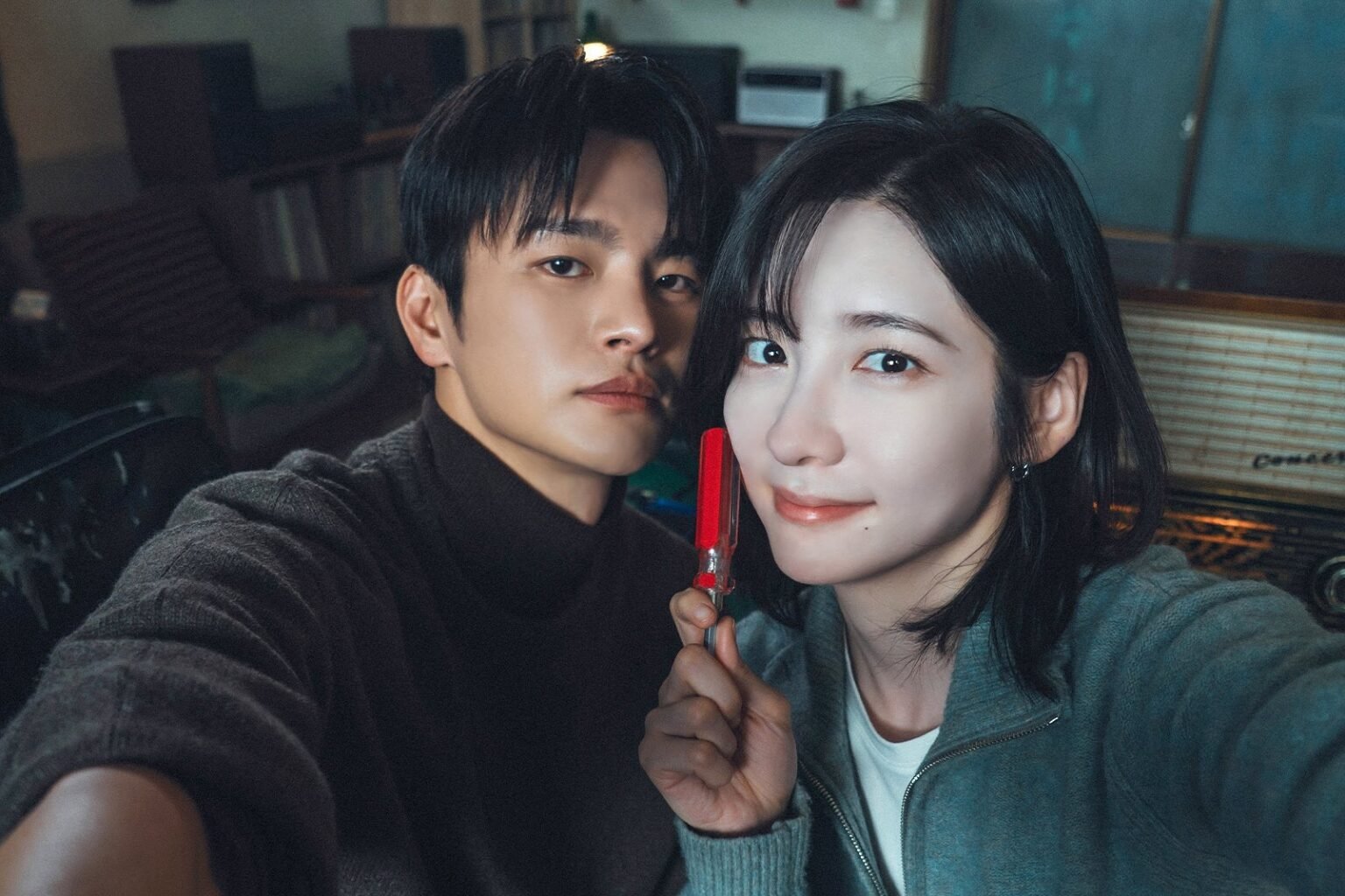 Seo In Guk And Park Ji Hyun Show Off Adorable Real-Life Chemistry On Set Of "See You At Work Tomorrow!"