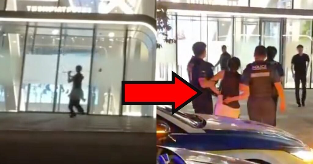 Individual Smashes YG Entertainment Door, Allegedly In Protest Individual Smashes YG Entertainment Door, Allegedly In Protest