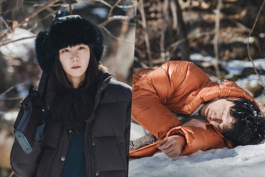 Jung Jun Won Collapses While Searching For Kong Hyo Jin On A Mountain In "A Bona Fide Killer"