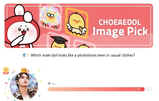 [Press Release] BTS's "V" Tops 'Male Idol Who Turns Casualwear Into a Photoshoot', Ahead of Jungkook and Jimin (2026/08/16)