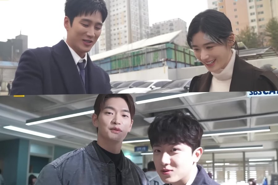 Watch: Ahn Bo Hyun, Jung Eun Chae, Kang Sang Jun, And Kim Shin Bi Showcase Their Chemistry While Filming “Flex X Cop 2” Watch: Ahn Bo Hyun, Jung Eun Chae, Kang Sang Jun, And Kim Shin Bi Showcase Their Chemistry While Filming "Flex X Cop 2"