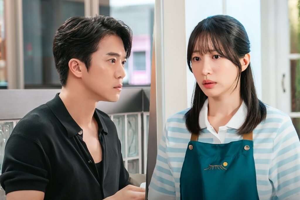 EXID's Hani Anxiously Waits For Someone As Ha Seok Jin Falls Into Shock In "Love On The Menu"