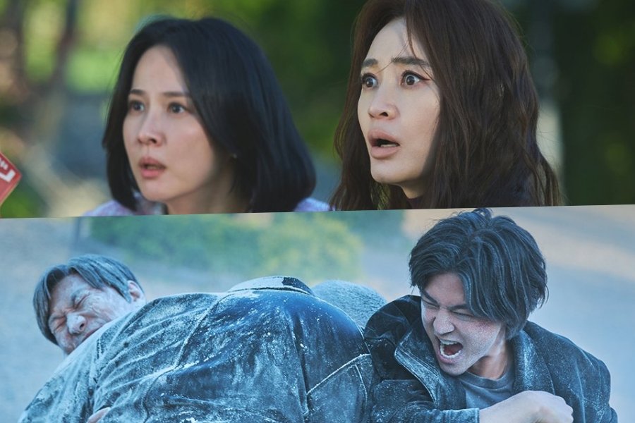 Kim Hye Soo, Cho Yeo Jeong, Kim Ji Hun, And Kim Jae Chul Put Their Feud Aside Amid A Bizarre Turn Of Events In “The Affair Was Just The Beginning” Kim Hye Soo, Cho Yeo Jeong, Kim Ji Hun, And Kim Jae Chul Put Their Feud Aside Amid A Bizarre Turn Of Events In “The Affair Was Just The Beginning”