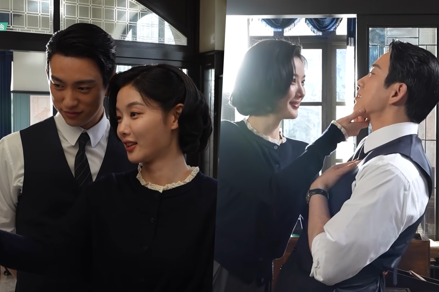 Watch: Kim You Jung And Park Jinyoung Test Their Chemistry At Poster Filming For "100 Days Of Deception"