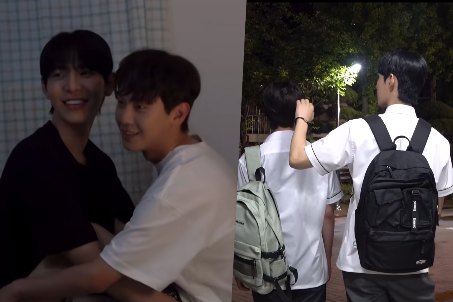Watch: Seong In Ho And Kim Do Min Make Each Other Smile On Set Of BL Drama "Summertime"