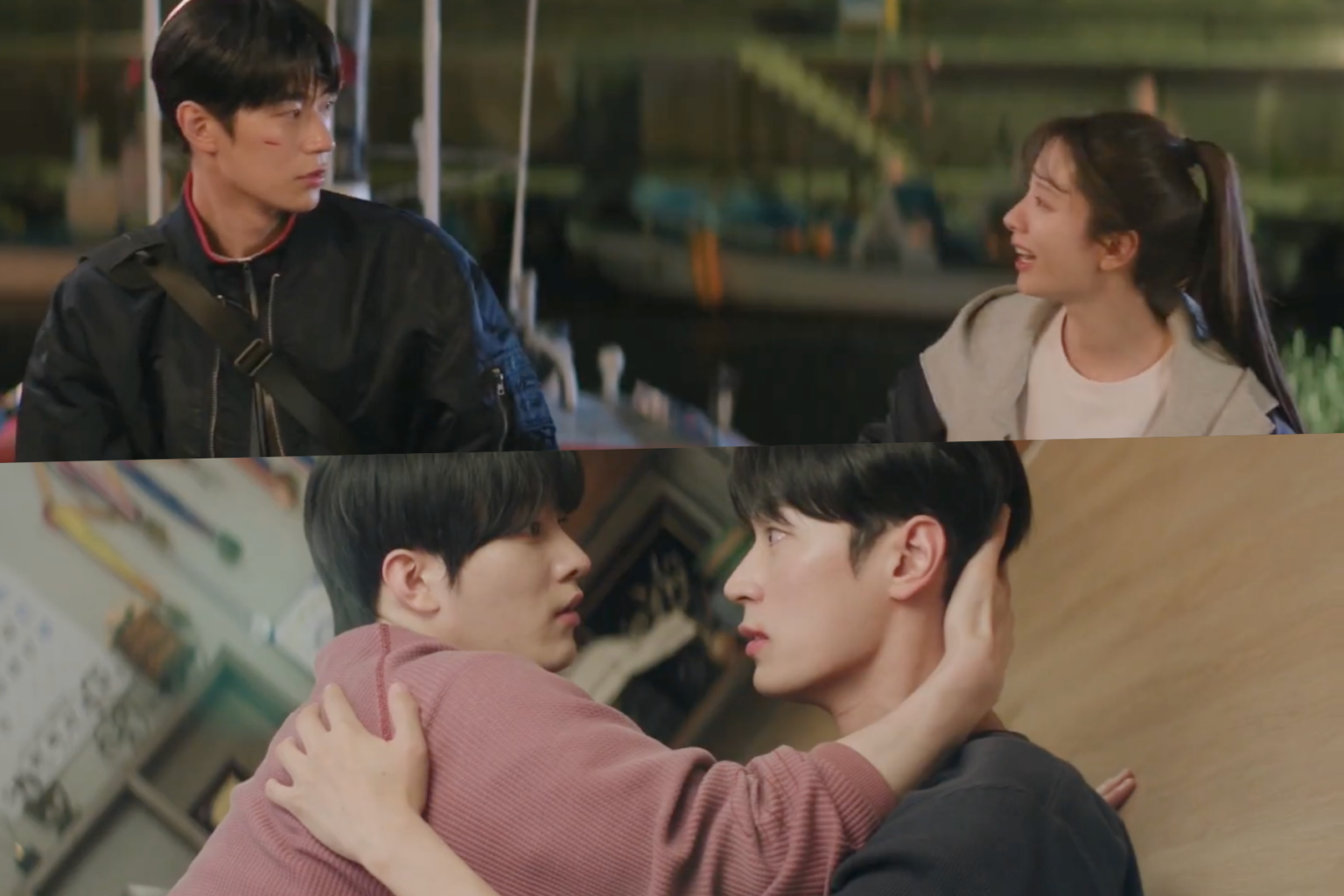 Watch: Twins Kim Ji Yeon And Jang Se Hyuk Cause Chaos For Park Seo Ham With Body Swap In "Dive Into You" Teasers