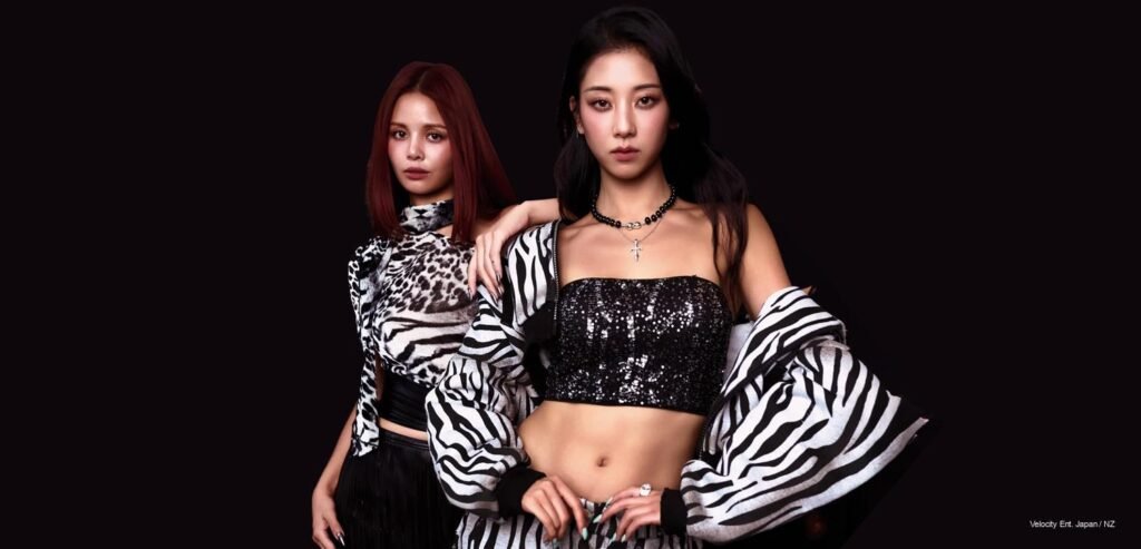 CLC Harpers Bazaar HK October CLC members posed for Harper's BAZAAR Hong Kong October 2026 pictorial in high-fashion black sequin, zebra print, red drapery, and feather outfits.