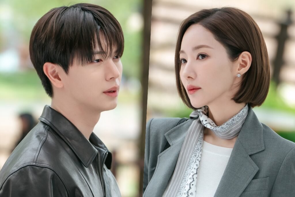 Park Min Young And Yook Sungjae Get Off On The Wrong Foot In New Romance Drama “Nine To Six” Park Min Young And Yook Sungjae Get Off On The Wrong Foot In New Romance Drama "Nine To Six"