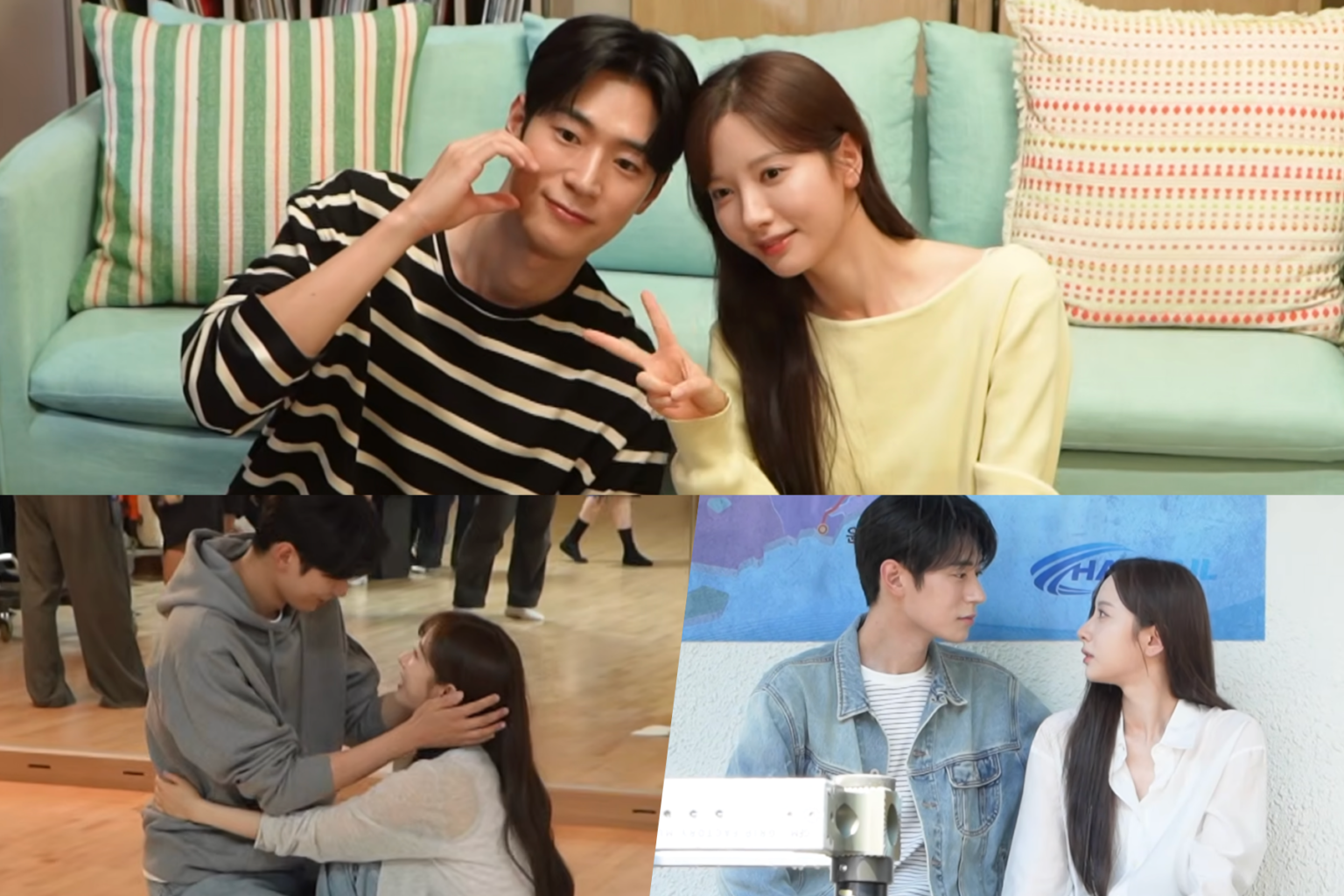 Watch: Kim Ji Yeon And Park Seo Ham Film Heart-Fluttering Scenes On Set Of “Dive Into You” Watch: Kim Ji Yeon And Park Seo Ham Film Heart-Fluttering Scenes On Set Of "Dive Into You"