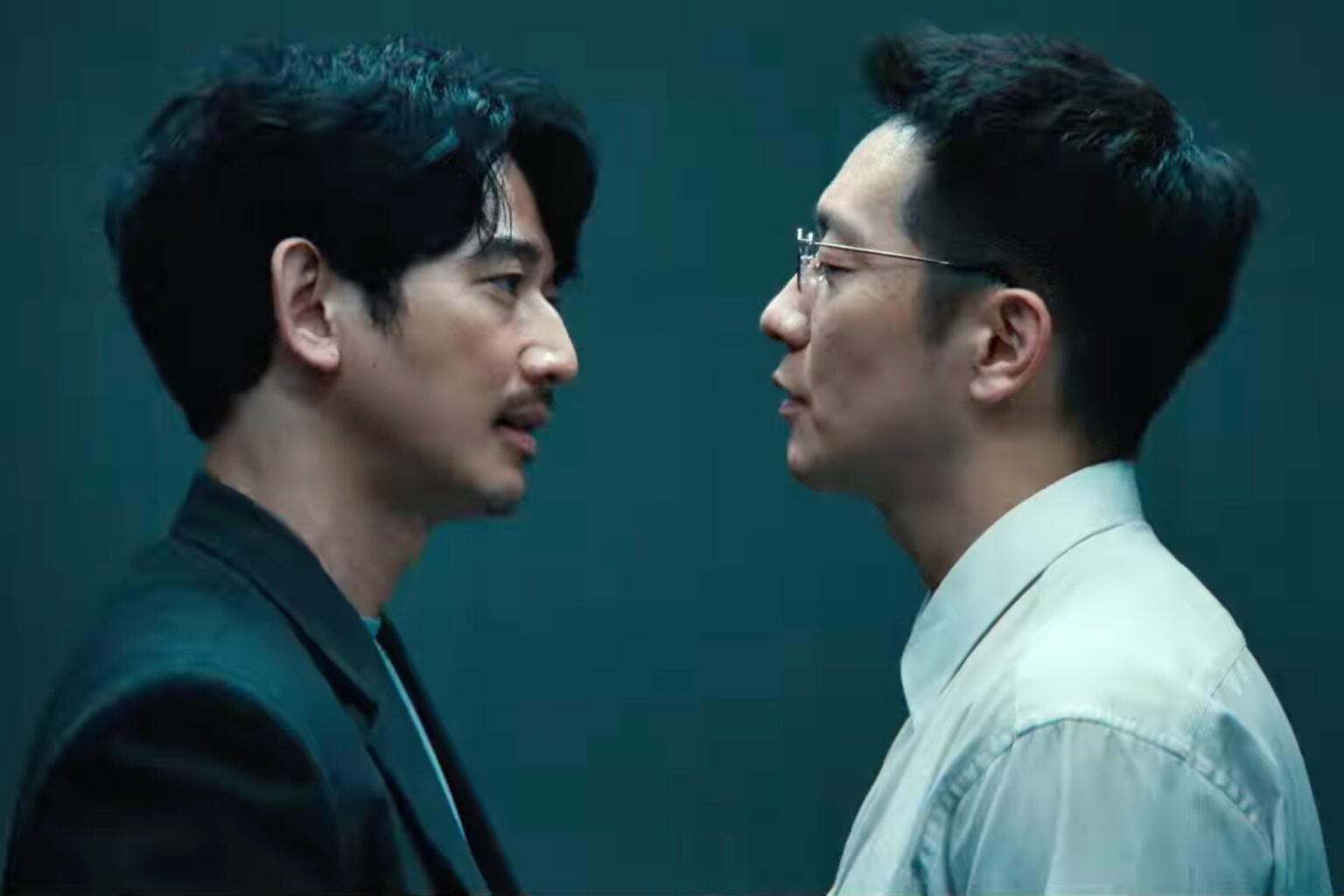 Watch: Son Suk Ku And Nagayama Eita Team Up To Catch A Serial Killer In "The Blue Road" Trailer