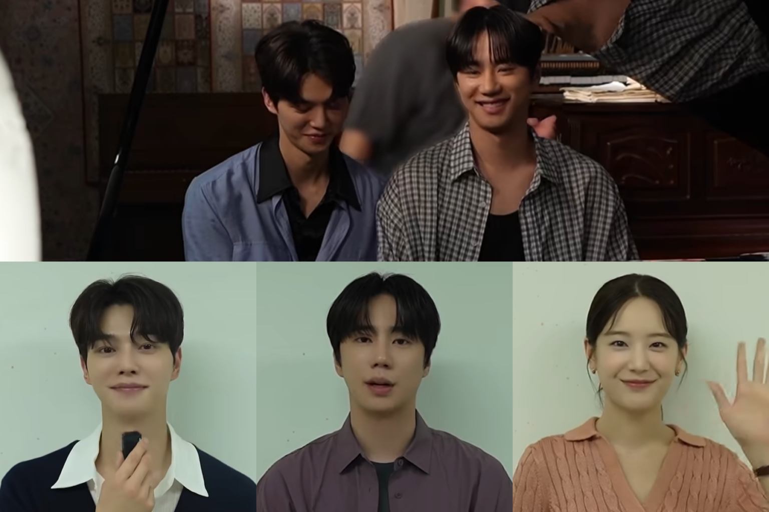 Watch: Song Kang, Lee Jun Young, Jang Gyuri, And More Bid Farewell To "Four Hands, Two Sonatas" At Final Filming